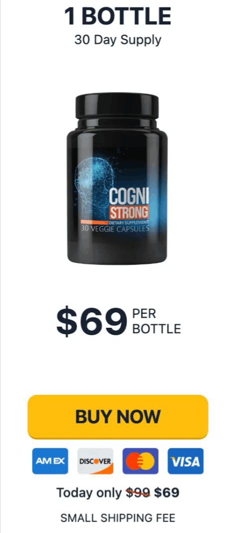 CogniStrong one bottle pricing option